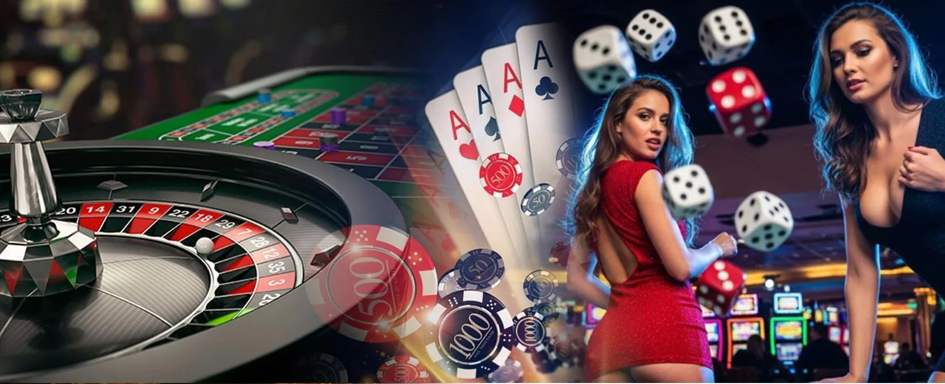 Dynamic background of online casino games and sports betting action
